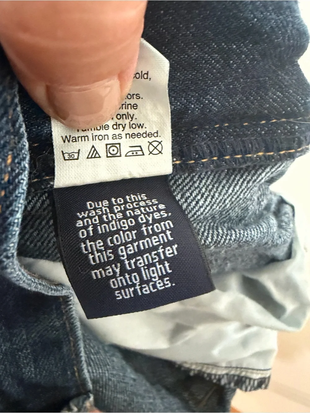 J. Crew Men's Dark Blue Straight Jeans